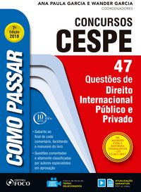 Produktbild: Como passar em concursos CESPE: direito internacional pu&acute;blico e privado