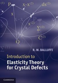 Produktbild: Introduction to Elasticity Theory for Crystal Defects