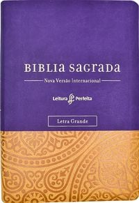 Produktbild: Bíblia NVI, Couro Soft, Roxo e Amarelo, Letra Grande, Com Espaço para Anotações