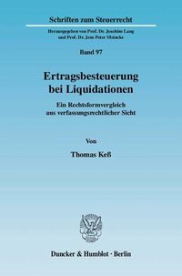 Produktbild: Ertragsbesteuerung bei Liquidationen.
