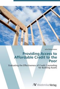 Produktbild: Providing Access to Affordable Credit to the Poor