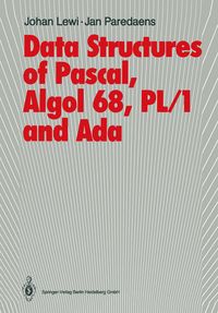 Produktbild: Data Structures of Pascal, Algol 68, PL/1 and Ada