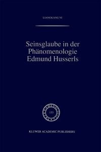 Produktbild: Seinsglaube in der Ph&auml;nomenologie Edmund Husserls