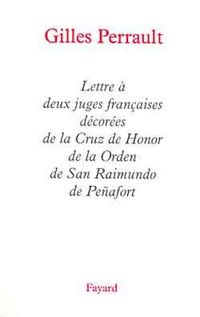 Produktbild: Lettre &agrave; deux juges fran&ccedil;aises d&eacute;cor&eacute;es de la Cruz de Honor de la Orden de San Raimundo de Penafort