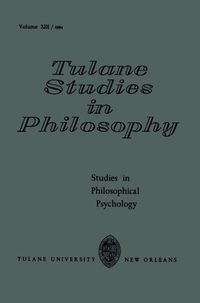 Produktbild: Studies in Philosophical Psychology