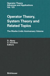 Produktbild: Operator Theory, System Theory and Related Topics