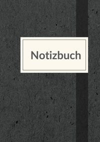 Produktbild: Notizbuch f&uuml;r die Arbeit - A5 liniert - 100 Seiten 90g/m&sup2; - Soft Cover anthrazit meliert