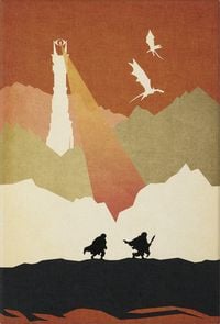 Produktbild: Moleskine Der Herr der Ringe Premium Box, Notizbuch L/A5, liniert, fester Einband, Kaweco Gelroller, der Herr der Ringe Pins (2er-Set), wiederverwendbare thematische Box