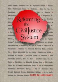 Produktbild: Reforming the Civil Justice System