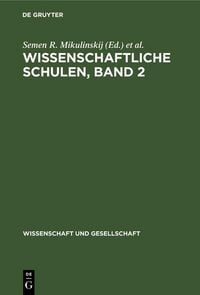 Produktbild: Wissenschaftliche Schulen, Band 2