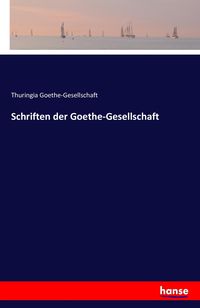 Produktbild: Schriften der Goethe-Gesellschaft