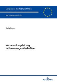 Produktbild: Versammlungsleitung in Personengesellschaften