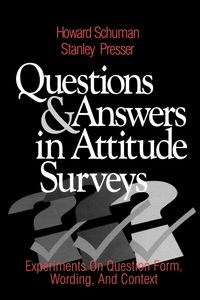 Produktbild: Questions and Answers in Attitude Surveys