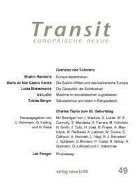 Produktbild: Transit 49. Europ&auml;ische Revue