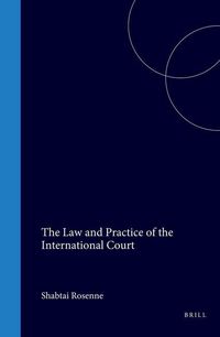 Produktbild: The Law and Practice of the International Court, 1920-1996, Third Edition