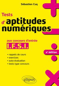 Produktbild: Tests d'aptitudes num&eacute;riques aux concours d'entr&eacute;e IFSI - 2e &eacute;dition