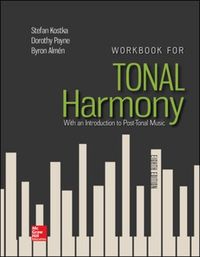 Produktbild: Kostka, S: Workbook for Tonal Harmony