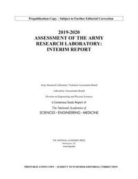 Produktbild: 2019-2020 Assessment of the Army Research Laboratory