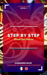 Produktbild: STEP by STEP Book for Horns Level 1 Italian/English