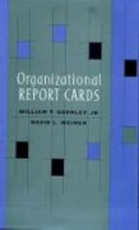 Produktbild: Gormley, W: Organizational Report Cards