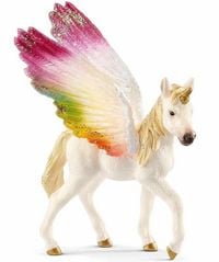 Produktbild: schleich&reg; bayala Fohlen Regenbogeneinhorn gefl&uuml;gelt 16cm