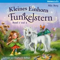 Produktbild: Kleines Einhorn Funkelstern (1+2) Sch&ouml;n, dass wir Freunde sind & Mit dir werden W&uuml;nsche wahr
