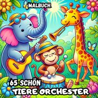 Produktbild: Tiere Orchester Malbuch
