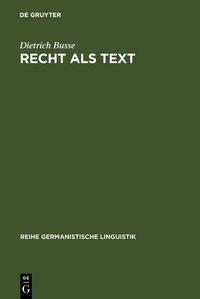 Produktbild: Recht als Text