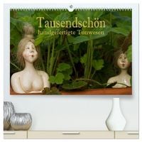 Produktbild: Tausendsch&ouml;n - handgeferigte Tonwesen (hochwertiger Premium Wandkalender 2026 DIN A2 quer), Kunstdruck in Hochglanz