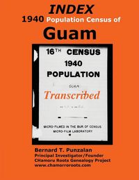 Produktbild: INDEX 1940 Census of Guam