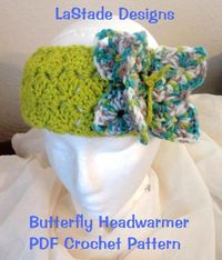 Produktbild: Butterfly Headband Crochet Pattern