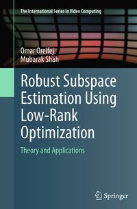 Produktbild: Robust Subspace Estimation Using Low-Rank Optimization