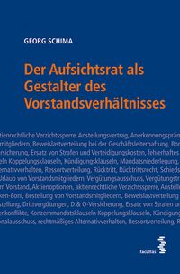 Produktbild: Der Aufsichtsrat als Gestalter des Vorstandsverh&auml;ltnisses