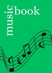 Produktbild: Music Book: DIN A5 Staff Book | 100 Pages with 12 Staves / Systems per Sheet | Paper 90g/m&sup2;