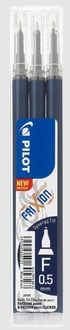 Produktbild: PILOT Mine FriXion Point blauschwarz, 3er Set
