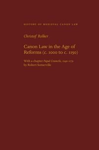 Produktbild: Canon Law in the Age of Reforms (c. 1000 to c. 1150)