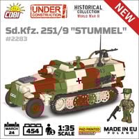 Bild vom Artikel COBI Historical Collection 2283 - SD.KFZ.251/9 Halbkettenfahrzeug Stummel, vom Autor 