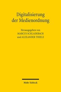 Produktbild: Digitalisierung der Medienordnung