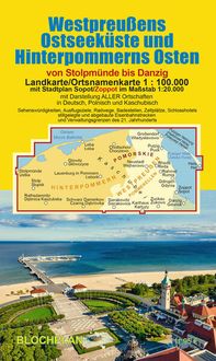 Bild vom Artikel Landkarte Westpreußens Ostseeküste und Hinterpommerns Osten 1:100.000 vom Autor Dirk Bloch