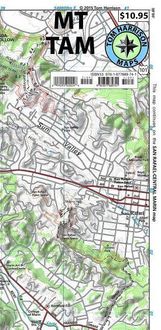 Produktbild: Mt. Tamalpais Trail Map-: Tom Harrison Maps