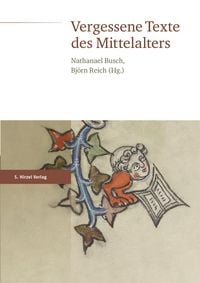Produktbild: Vergessene Texte des Mittelalters