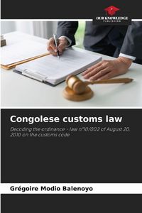 Produktbild: Congolese customs law