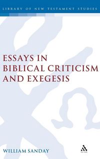 Produktbild: Essays in Biblical Criticism and Exegesis