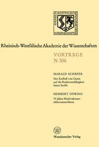 Produktbild: Der Einflu&szlig; von Gasen auf die Reaktionsf&auml;higkeit fester Stoffe
