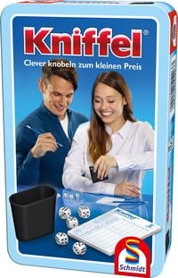Produktbild: Kniffel in Metalldose