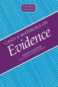 Produktbild: Beaumont, J: Cases and Materials on Evidence