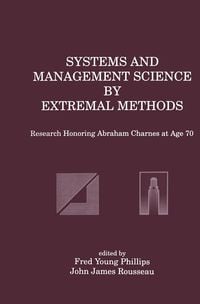 Produktbild: Systems and Management Science by Extremal Methods