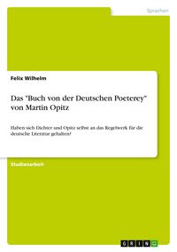 Produktbild: Das "Buch von der Deutschen Poeterey" von Martin Opitz