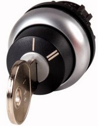 Produktbild: Eaton 228026 M22-WRS-X95 Schl&uuml;sseltaste Frontring Kunststoff Schl&uuml;ssel Schwarz 1St.