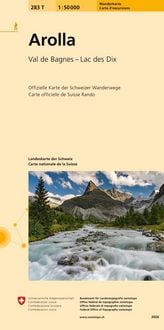 Produktbild: Swisstopo 1 : 50 000 Arolla / 283T